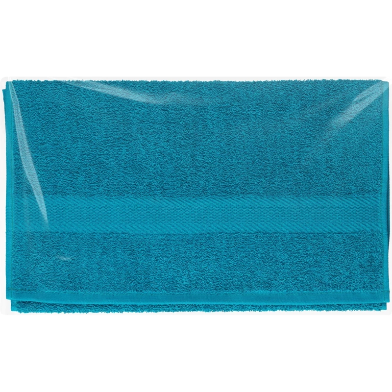 Набор полотенец махровых бордюр 440 г/м2, 50х90 бирюзовый, 10шт