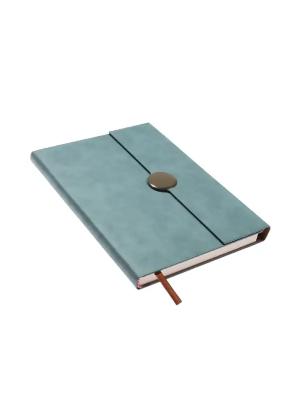 Ежедневник недатированный формат А5, с клапаном, 96л, линия, пвх, Зеленый Ежедневник недатированный формат А5, с клапаном, 96л, линия, пвх, Зеленый