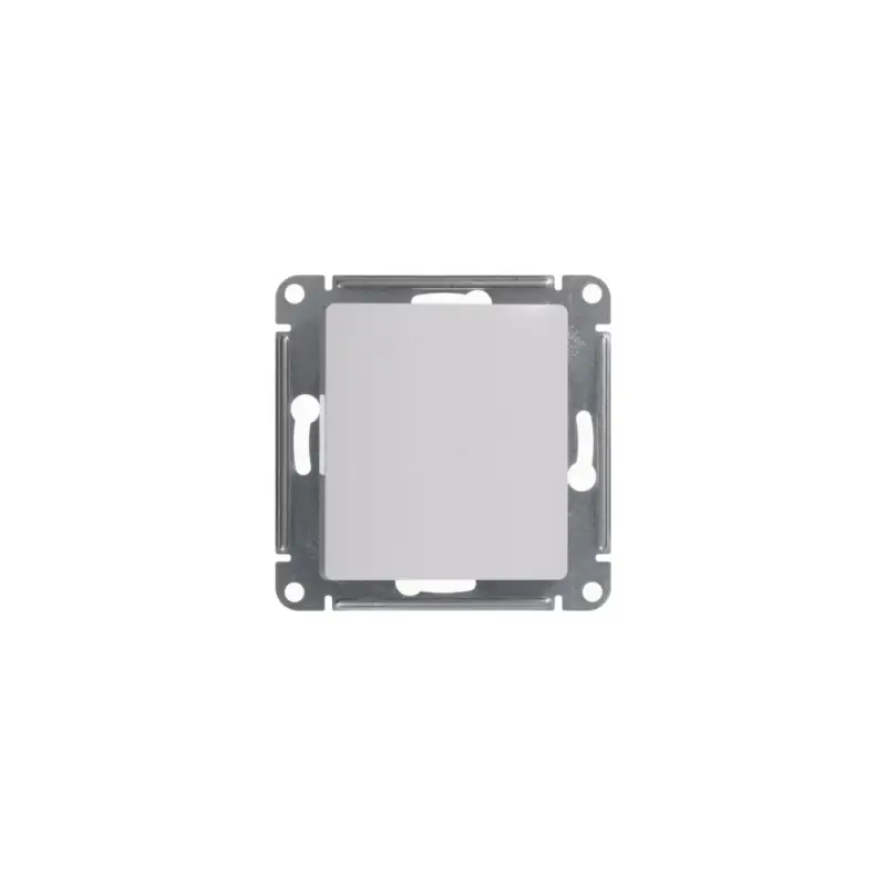 GLOSSA Кнопка нажимная в рамку белый схема 1