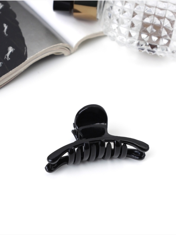 Набор для волос «Вивьен», 4 резинки 5.5 см, краб 6 см, классика дуга, чёрный Набор для волос «Вивьен», 4 резинки 5.5 см, краб 6 см, классика дуга, чёрный