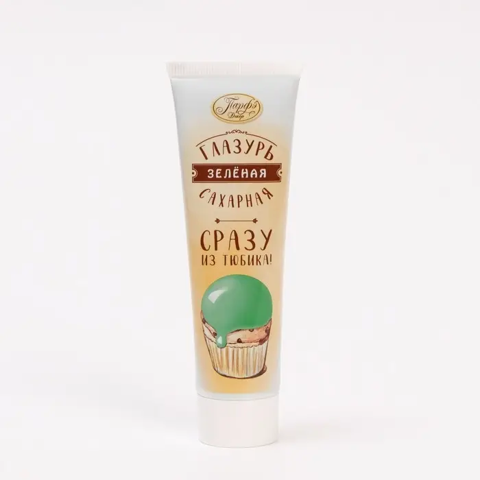 Помадка сахарная зеленая, 120 г Помадка сахарная зеленая, 120 г