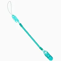 Держатель для соски - пустышки, пружинка, 2 шт., прозрачный, бирюзовый, Крошка Я