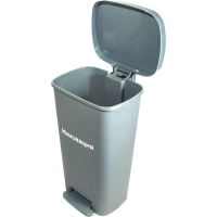 Упаковка д/сбора мед.отходов Бак с педалью кл. А серый 50 л, 2 штуки, СЗПИ