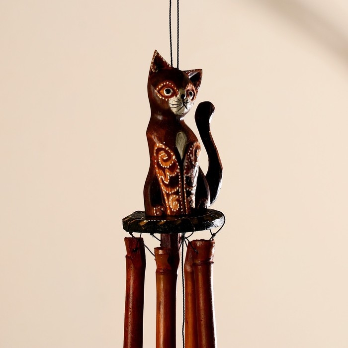 Музыка ветра «Кошечка», 44×8×8 см, бамбук Музыка ветра «Кошечка», 44×8×8 см, бамбук