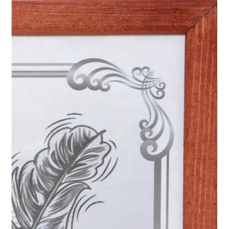 Рамка деревянная 21х30 мокко №4 ТЕКС