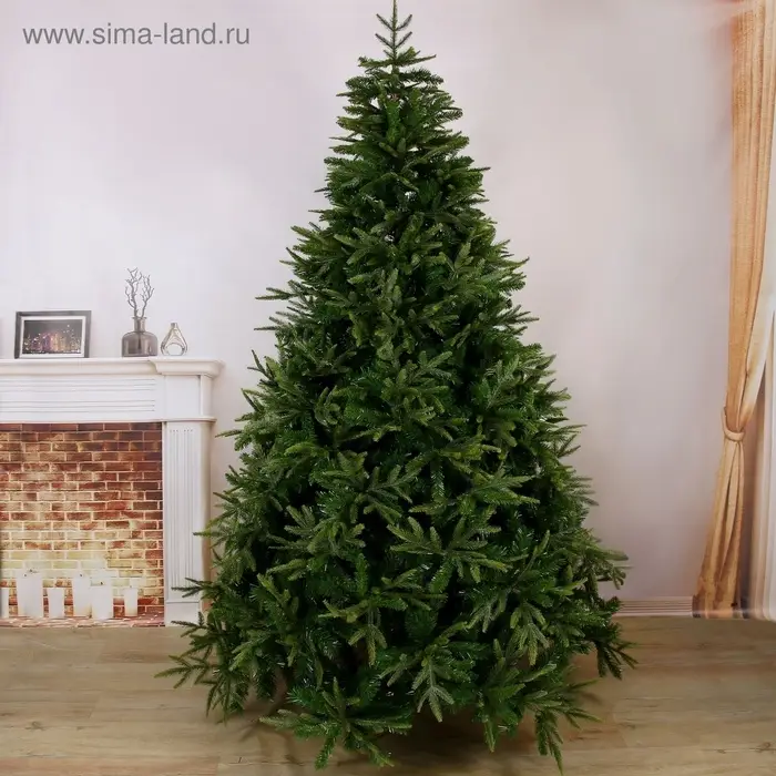 Искусственная ёлка &laquo;Зимнее волшебство. Элит&raquo;, 210 см, d нижнего яруса 140 см, 1356 смешанных веток шарнирные