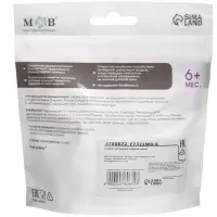 Соска - пустышка силиконовая ортодонтическая M&B, от 6 мес., с колпачком, фиолетовый