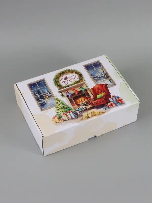Коробка подарочная самосборная &laquo;Елочка&raquo;, 30.7&times;22&times;9.5 см
