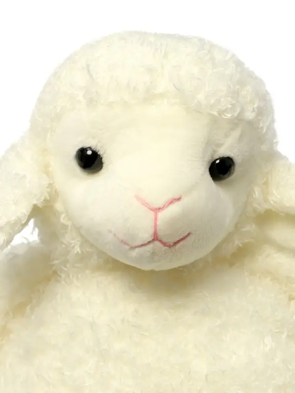 Мягкая игрушка "Ягнёнок" цвет белый, 20 см
