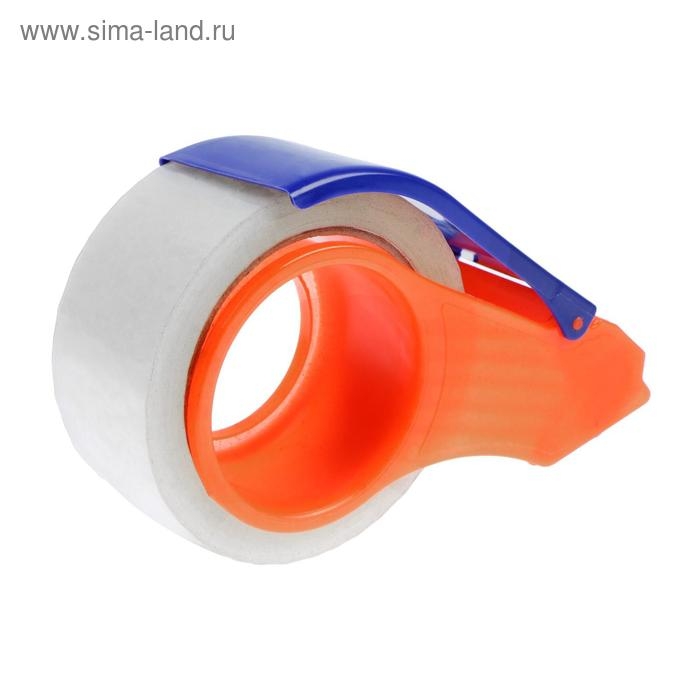 Диспенсер для скотча ЛОМ, пластиковый корпус, 48 мм Диспенсер для скотча ЛОМ, пластиковый корпус, 48 мм