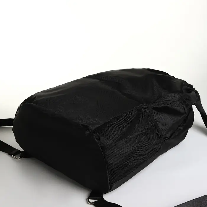 Мешок для обуви большой на стяжке, цвет чёрный