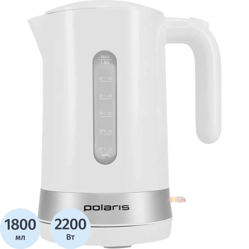 Чайник POLARIS PWK 1803C Water Way Pro Белый POLARIS CN