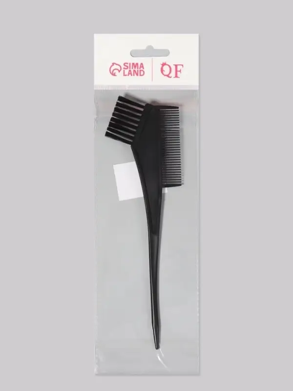 Расчёска для окрашивания, 20&times;6 см, чёрная
