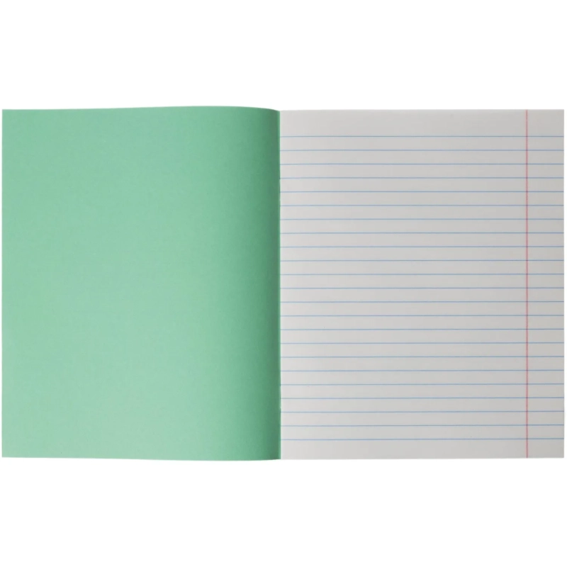 Тетрадь школьная А5 12л ГОЗНАК линейка 60г/м2 белизна >96% зеленая уп(20шт)
