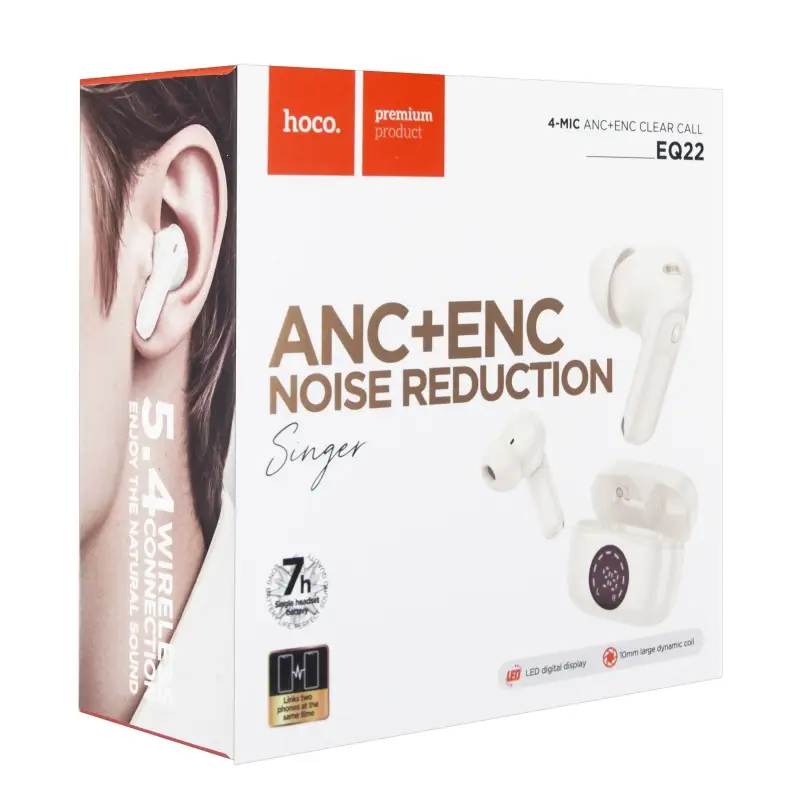 Гарнитура Wireless Headset EQ22 HOCO белая