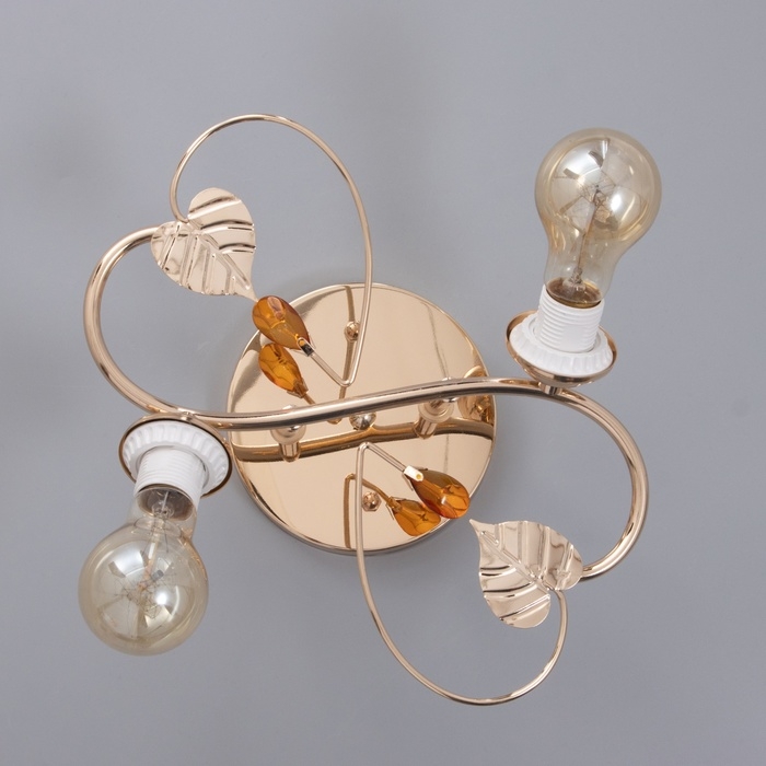 Люстра Люстра "Дорис" бп 2х40Вт Е27 Золото МОДЕЛЬ: 2679462