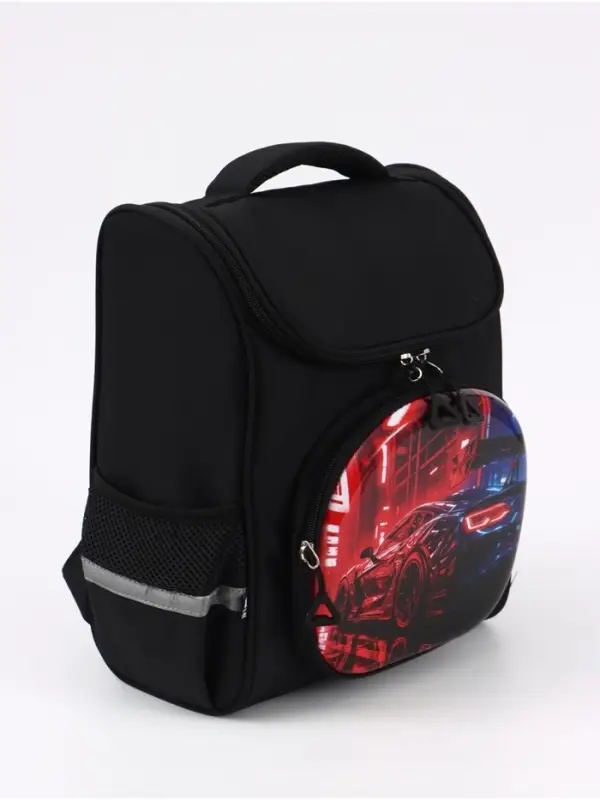 Рюкзак школьный, с эргономичной спинкой, 2 отделения &laquo;Тачка&raquo;