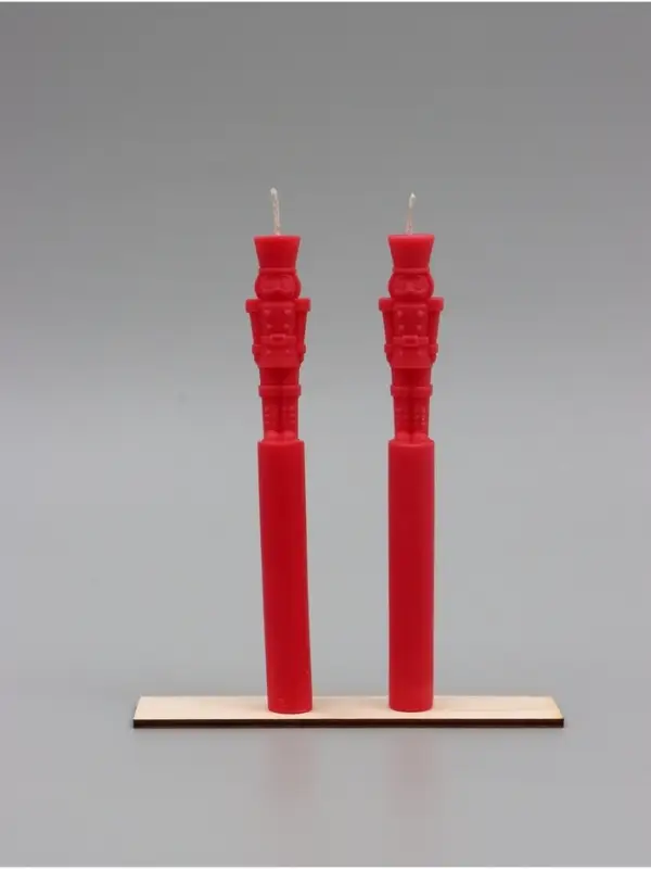 Свеча новогодняя &laquo;Щелкунчик&raquo;, 2 шт.