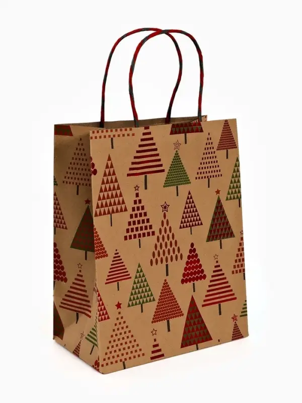 Набор подарочных пакетов &laquo;Новогодний&raquo;, 3 шт,  25&times;4&times;30.5 см, 30&times;40&times;11,5 см, 18&times;23&times;10 см