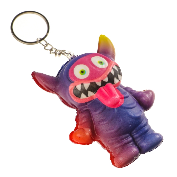 Мялка-сквиш «Монстрик», на брелоке, цвет МИКС Мялка-сквиш «Монстрик», на брелоке, цвет МИКС