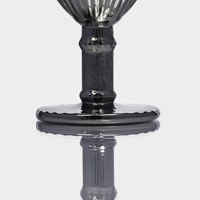 Бокал из стекла «Босфор», 250 мл, 8,5×16,5 см, цвет градиент серебро Бокал из стекла «Босфор», 250 мл, 8,5×16,5 см, цвет градиент серебро