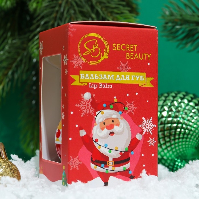 Новый год. Бальзам для губ «Дед мороз», лимитированный Новый год. Бальзам для губ «Дед мороз», лимитированный