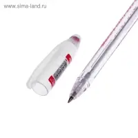 Ручка шариковая масляная Pensan Global-21, узел 0.5 мм, чернила красные