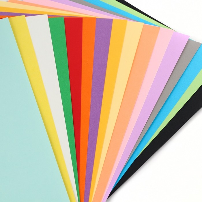 Картон цветной тонированный, А4, 16 листов, 16 цветов, немелованный, двусторонний, в пакете, 180 г/м², Смешарики Картон цветной тонированный, А4, 16 листов, 16 цветов, немелованный, двусторонний, в пакете, 180 г/м², Смешарики