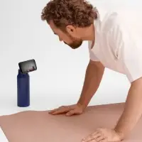 Термобутылка Magnus с магнитным держателем для телефона, синяя