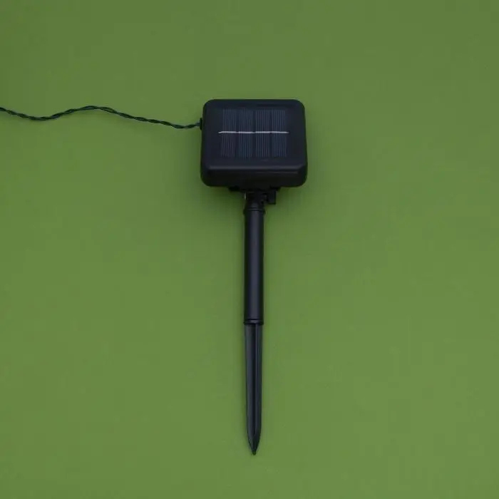 Гирлянда &laquo;Нить&raquo;, 4.5 м, уличная, с насадками &laquo;Пчёлка&raquo;, IP44, 30 LED, 2 режима, солнечная батарея, тёмная нить, свечение тёплое белое