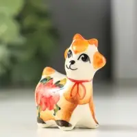 Фигурка фарфор &laquo;Козлик Иванушка&raquo;, 4.8 см, гжель, цветная, МИКС