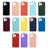 Чехол iPh 13 Pro Max (6.7) Silicone WS (без лого, в прозрачном пакете)