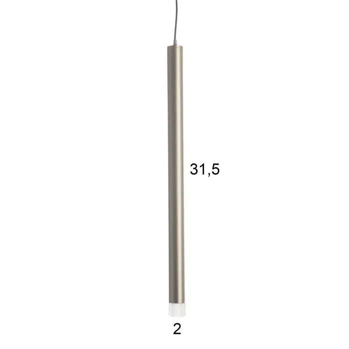 Светильник &laquo;Лукас софт&raquo; LED 5 Вт 4000К матовый хром 2&times;2&times;30-130 см