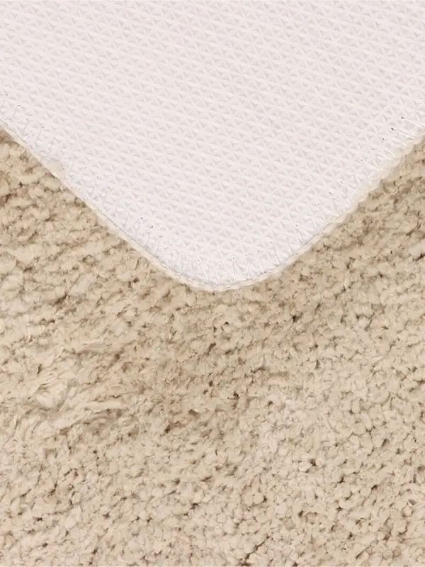 Коврик Savanna, 40&times;60 см, ворс 2 см, микрофибра, бежевый