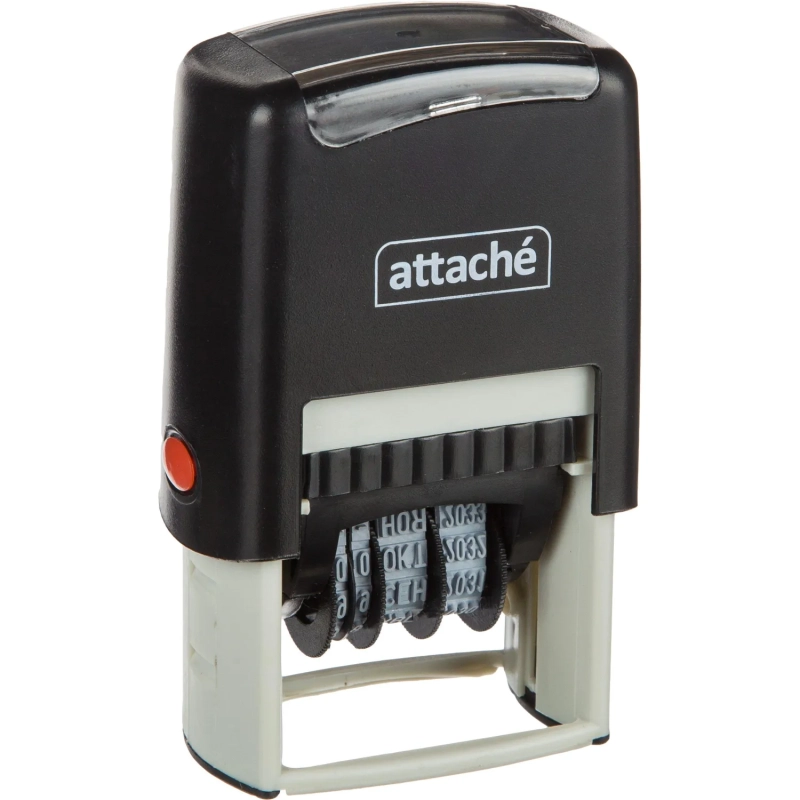 Датер автоматический самонабный Attache 2 строки 42х26мм 8755