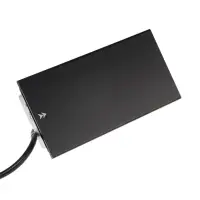 Блок розеточный в стол, сдвижная крышка, 10 А, 2 розетки, 2xUSB, 2A, провод 1.8 м, чёрный