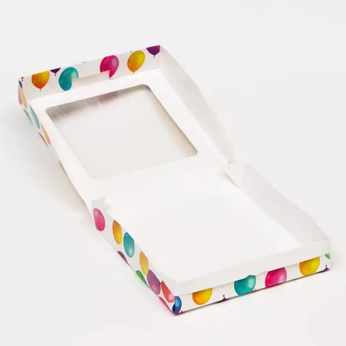 Коробка складная Happy Birthday, 20×20×4 см