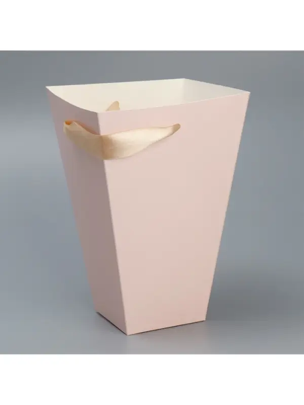 Переноска для цветов на лентах &laquo;Расцветай&raquo;, 17&times;25&times;9 см