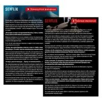 Игра для пар &laquo;Сексфликс&raquo;, 50 карт, эрекционное кольцо, вибратор, наручники, 18+