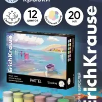 Акриловые краски ArtSpirit Pastel, 12 цветов
