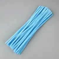 Синельная проволока набор 50 шт., светло-голубая, 30 см