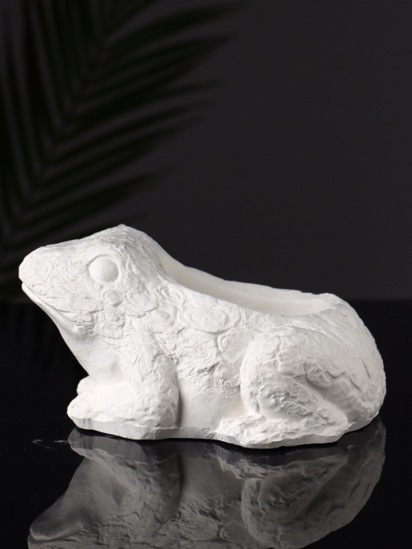 Фигурное кашпо  Фигурное кашпо "Лягушка" 14х12х9 см