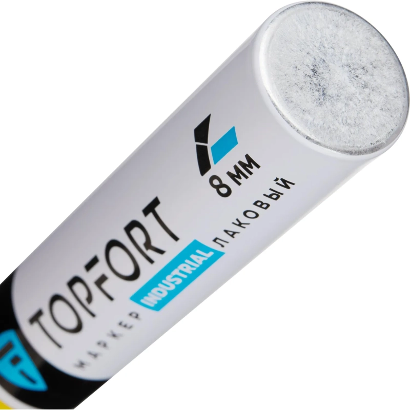 Маркер лаковый Topfort Industrial 8 мм желтый