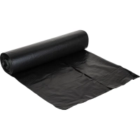 Мешки для мусора ПВД 75л 45мкм 25шт/рул черные 60x80см Luscan_СПБ