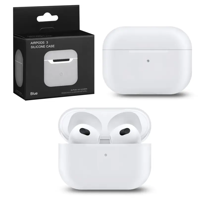 Чехол для AirPods 3 Silicone White
