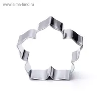 Набор форм для печенья «Лепестки петуньи», 7,5×7 см, 6 шт, цвет серебристый Набор форм для печенья «Лепестки петуньи», 7,5×7 см, 6 шт, цвет серебристый