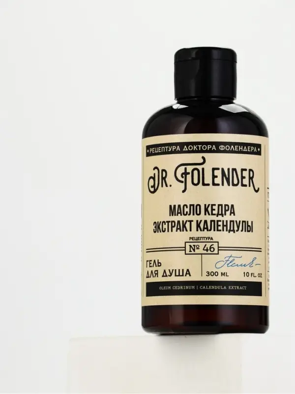 Гель для душа, 300 мл, аромат кедра и календулы, DR.FOLENDER