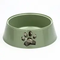 Миска для кошек &laquo;Мур-мяу&raquo;, 300 мл, 14.5&times;14.5&times;4 см, пластик, цвет фисташковый