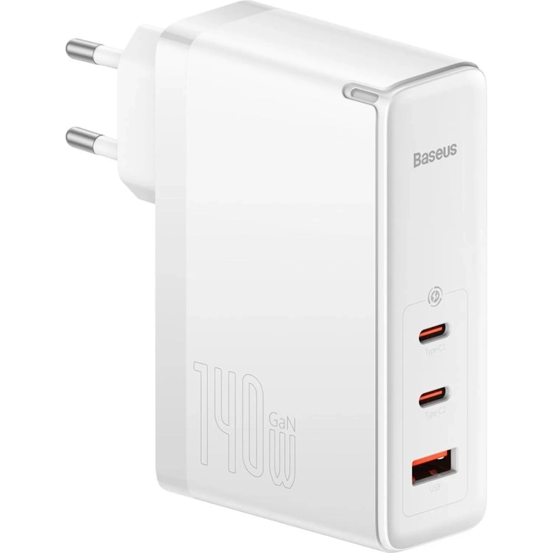 Зарядное устройство сетевое Baseus GaN5 Pro 140W EU White (CCGP100202)