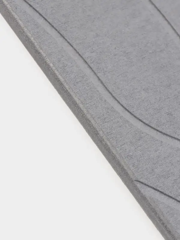 Коврик для сушки посуды диатомитовый, 40&times;30 см, серый